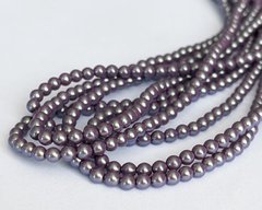 Перли Preciosa, колір - Pearlescent Violet, 3 мм, 20 шт упаковка