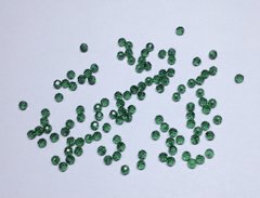 ОПТ, Круглі хрусталеві намистини Priciosa, 4 мм, колір - Green Turmaline, 20 шт