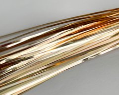 Біть для вишивання(Индия), 1мм, колір - золото, прибл. 60 см довжина, 10 смужок упаковка