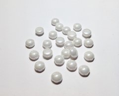 Намистина Candy, Preciosa, пресоване скло, 8 мм, 2 отвори, білий люстр (02020/21402)