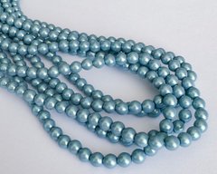 Жемчуг Preciosa, цвет - Pearlescent Blue, 4 мм, 20 шт упаковка