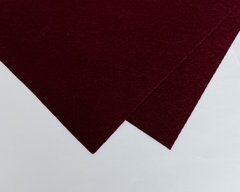 Фетр жорсткий, листовий, аппретований, колір - насичений сливовий (PA-070), 1мм, 20*30см