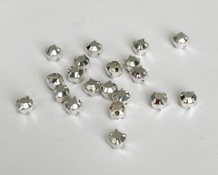 Страз у цапі Preciosa, ss20 (4.6-4.8 мм), Labrador в сріблі