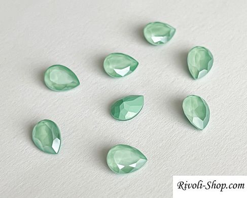 Крапля (Fancy Stone) Австрія 4320, колір Mint Green, 8*6 мм