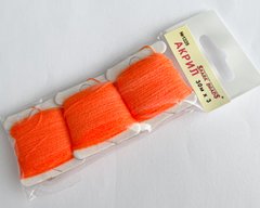 Акрил для вишивки, Вернітас (Литва), колір №1225 (яскравий помаранчевий  - Sun), 1 котушка 30 м