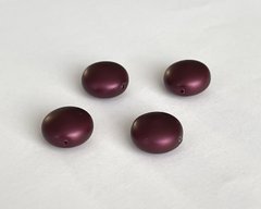 Жемчуг Swarovski, круглый приплюснутый, (5860), цвет - Elderberry, 12мм