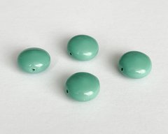 Перли Swarovski, круглий приплющений, (5860), колір - Jade, 12 мм