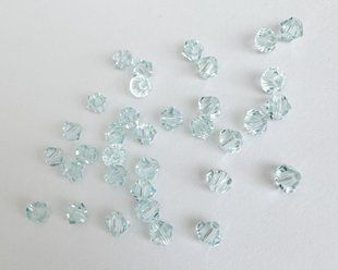 Биконус Swarovski (5328), цвет - Light Azore, 4 мм