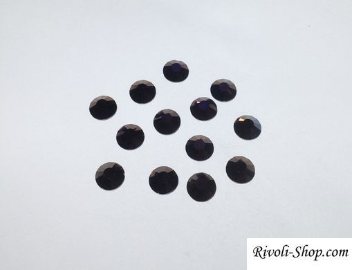 Стразы 12гранные Preciosa хол. фиксации, ss40 (8.4-8.7 мм), цвет Jet Brown