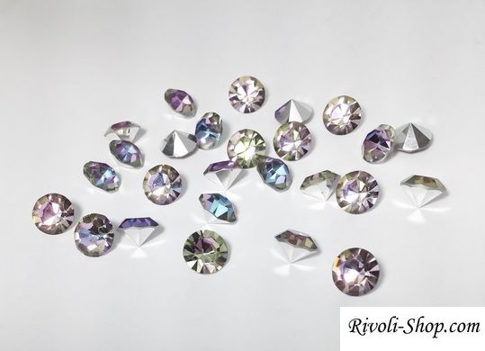 Камінчик (chaton) Preciosa, ss40 (8.4-8.7 мм), колір Crystal Vitral Light