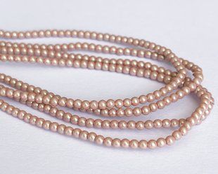 Жемчуг Cotobe, Чехия, цвет - Pearlescent Pink, 2 мм, 20 шт упаковка