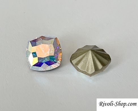 Квадрати (Fancy Stone) Австрія 4460, колір - Crystal AB, 10 мм