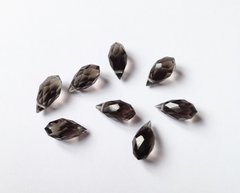 Бусины-подвески Celestian Crystal, 11,5*5,5 мм, цвет серый