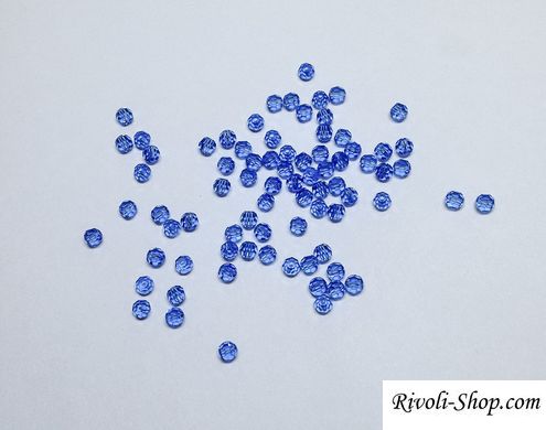 Preciosa кришталеві круглі намистини 3 мм Sapphire