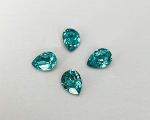 Капля (Fancy Stone) Swarovski 4320, цвет Light Turquoise, 8*6 мм