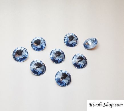 Риволи Preciosa, 12 мм, цвет - Lt.Sapphire