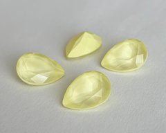 Капля (Fancy Stone) Австрия 4320, Powder Yellow, 14*10 мм
