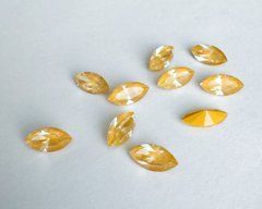 Маркиз (Navette) Swarovski, 4228, Tuscan Yellow Lux, 10*5 мм