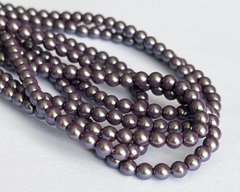 Жемчуг Preciosa, цвет - Pearlescent Violet, 4 мм, 20 шт упаковка