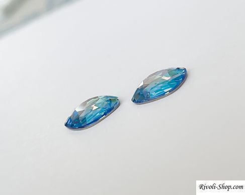 Квадрат (клеевой страз) Австрия (2471), Light Sapphire Shimmer, 10 мм