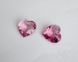 Подвеска Swarovski сердце (6432), цвет - Rose, 10.5 мм