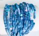 Паєтки LM Paris (Франция), колір - райдужний королівський блакитний (5036), пласкі 4мм, нитка (1000 шт)