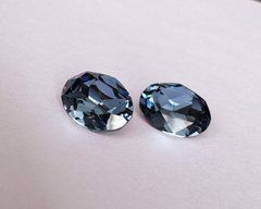 Овал (Fancy Stone) Swarovski, (4120), цвет Denim Blue, 14*10 мм