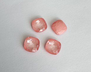 Квадрати (Fancy Stone) Swarovski 4483, колір - Flamingo Ignite, 8 мм
