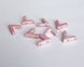 Бусина AVA, прессовка, 4*10 мм, три отв., светлый розовый мрамор, шт