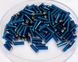 Стеклярус Preciosa, темний синій вогник (67100) - 6 мм, 10 г