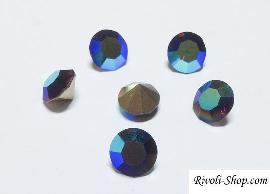 Камінчик (chaton) Preciosa, ss46 (10,5-10,9 мм), колір Amethyst AB