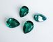 Капля (Fancy Stone) Swarovski, 4320, цвет Emerald Ignite, 14*10 мм