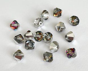 Біконус Preciosa 6 мм, Crystal Volcano