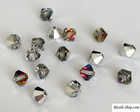 Біконус Preciosa 6 мм, Crystal Volcano