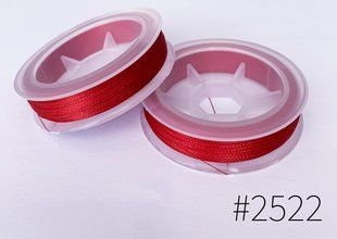 Нитки бісерні, Tytan 100, колір 2522 (червоний темний)