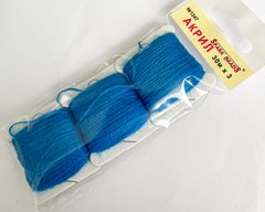 Акрил для вышивки, Вернітас (Литва), цвет № 1247 (синий, Capri Blue), 1 катушка 30 м