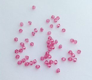 Біконус Preciosa 4 мм, Rose