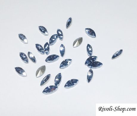 Маркиз (Navette) Swarovski 4228, цвет - Crystal Blue Shade, 10*5 мм