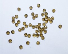 Preciosa хрустальные круглые бусины 4 мм Gold Beryl