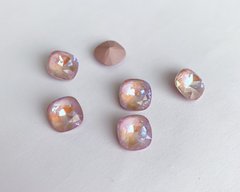 Квадраты (Fancy Stone) Swarovski 4470, Dusty Pink DeLite, 10 мм