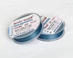 Нитки бісерні, Tytan 100, колір 2660 (джинсовий)