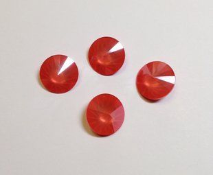 Ріволі Swarovski 1122, колір Crystal Light Coral 12 мм