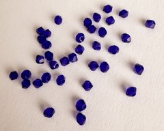 Биконус Preciosa 3 мм, Cobalt Blue