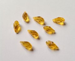 Бусины-подвески Celestian Crystal, 11,5*5,5 мм, цвет желтый радужный
