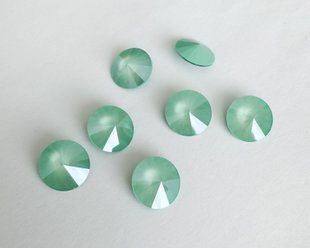 Ріволі Swarovski 1122, колір Mint Green, ss47 (10.54-10.91 mm)