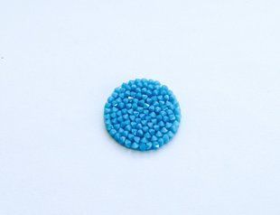 Кришталева тканина Swarovski, Fine Rocks (707488), Turquoise, 20 мм