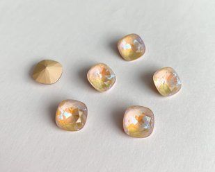 Квадрат (Fancy Stone) Австрія 4470, колір Ivory Cream Delite, 10мм