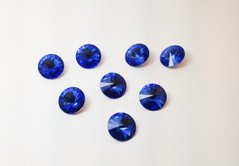 Риволи Preciosa, ss47 (10.9-11.3 мм), цвет - Sapphire
