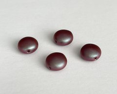 Жемчуг Swarovski, круглый приплюснутый, (5860), цвет - Iridescent Red, 10 мм