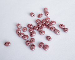 SuperDuo, Чехія, 2.5*5 мм, пудровий рожевий, 34 шт (2.5-2.6 г)